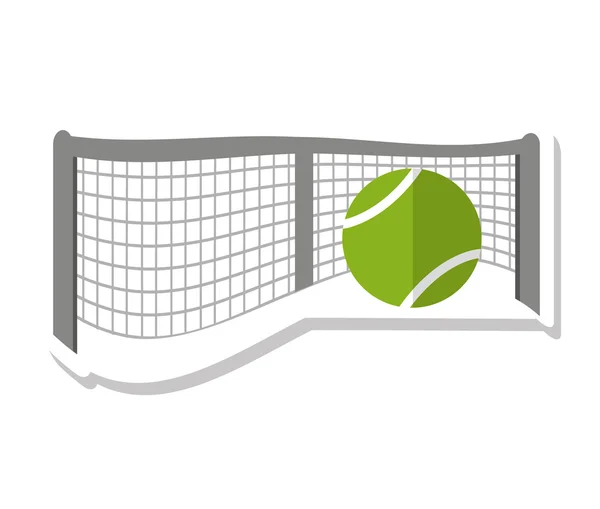 Netos tenis deporte equipo icono — Vector de stock