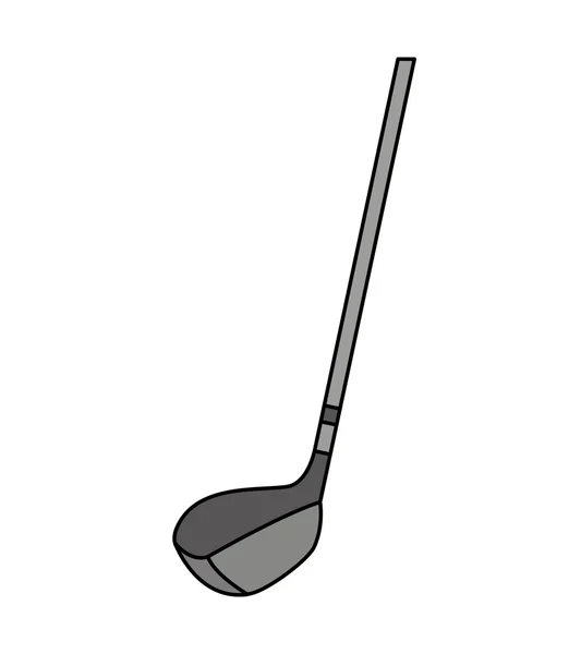 Golf club utrustning ikonen — Stock vektor