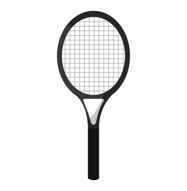 Raket tenis spor ekipman simgesi