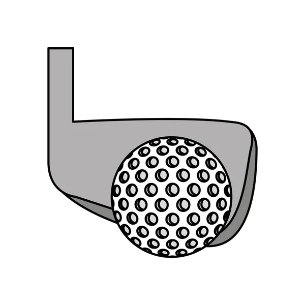 Bola de golfe equipamento desportivo —  Vetores de Stock