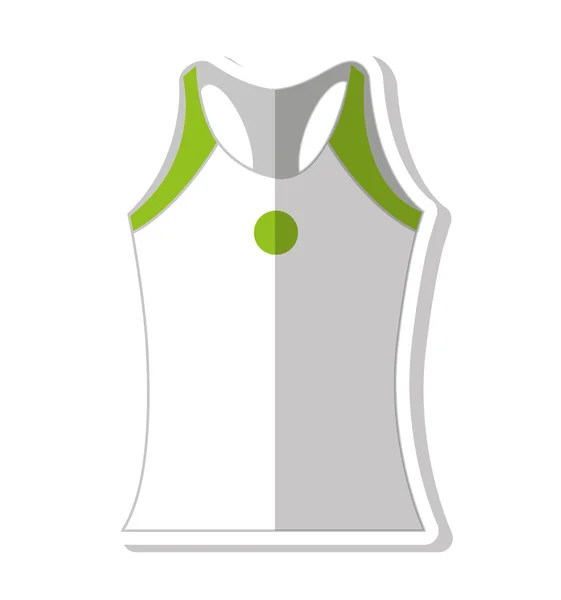 Tenis uniforme deporte equipo icono — Archivo Imágenes Vectoriales