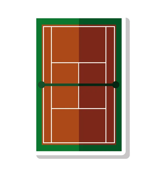 Tenis sport zařízení ikona — Stockový vektor
