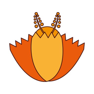 güzel çiçek sevimli simgesi