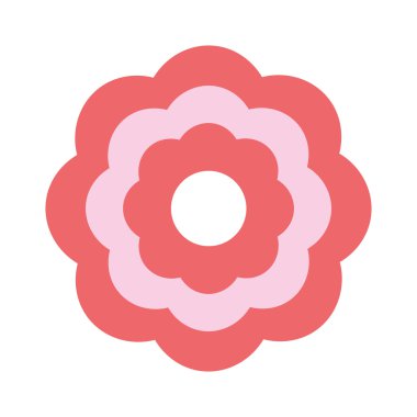 güzel çiçek sevimli simgesi