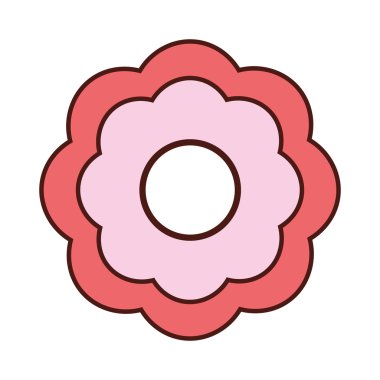 güzel çiçek sevimli simgesi