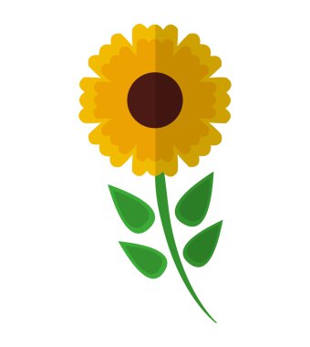 güzel çiçek sevimli simgesi