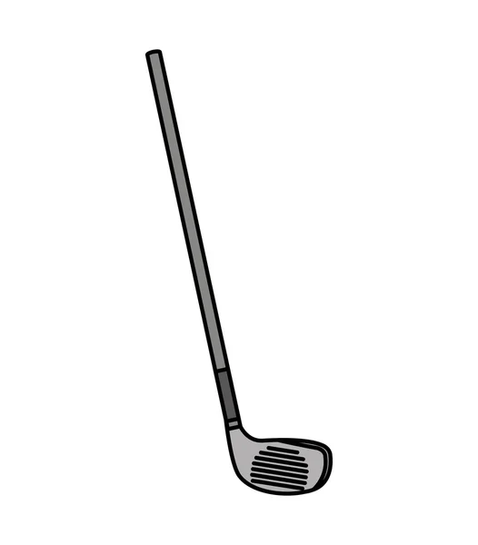 Golf club utrustning ikonen — Stock vektor