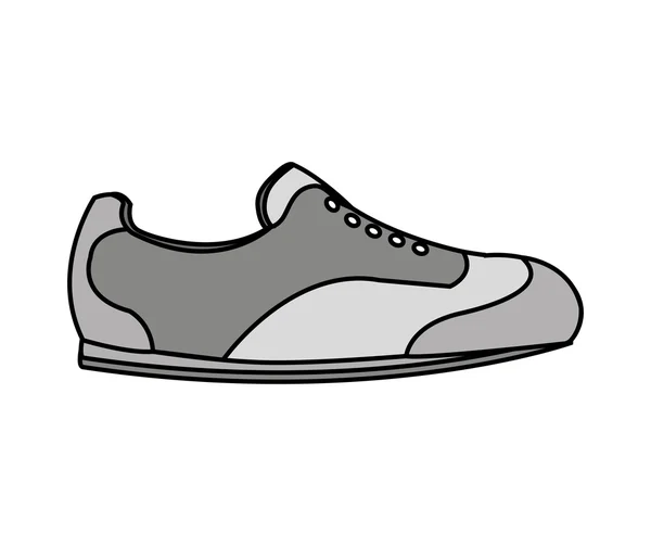 Chaussures golf équipement spécial icône — Image vectorielle