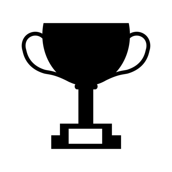 trophy winner championship isolated