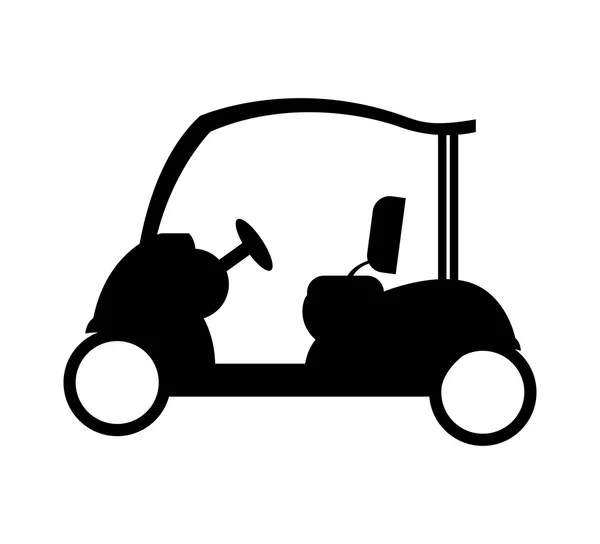 골프 카트 차량 장비 — 스톡 벡터