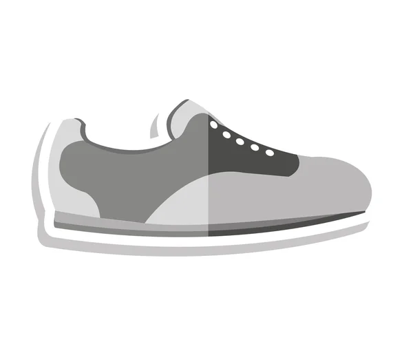 Chaussures golf équipement spécial icône — Image vectorielle