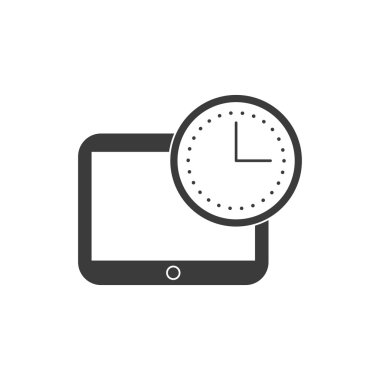 sosyal medya simge ile tablet