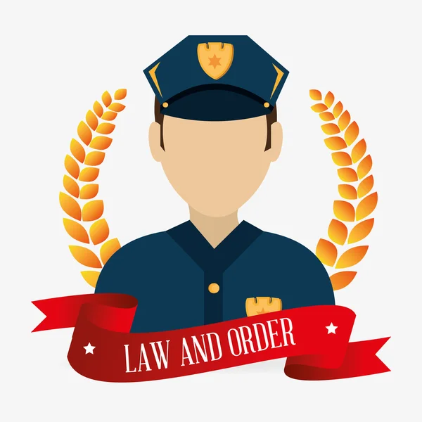 法律および法的正義グラフィック — ストックベクタ
