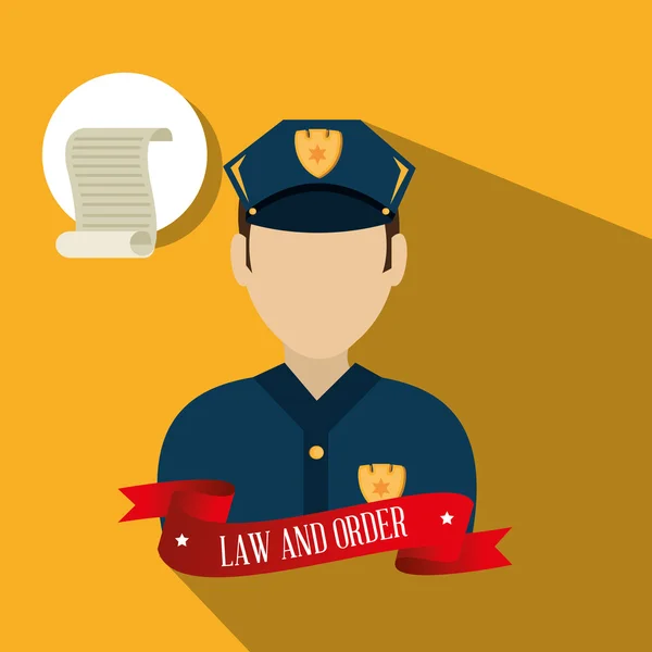 Law and legal justice graphic — Stock Vector