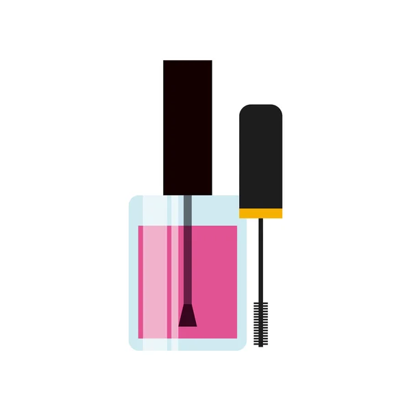 Hembra maquillaje producto aislado icono — Vector de stock