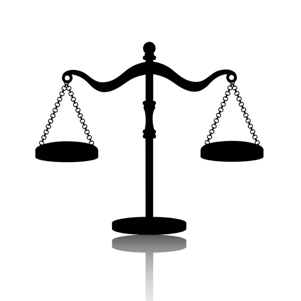 Direito e justiça jurídica gráfico — Vetor de Stock