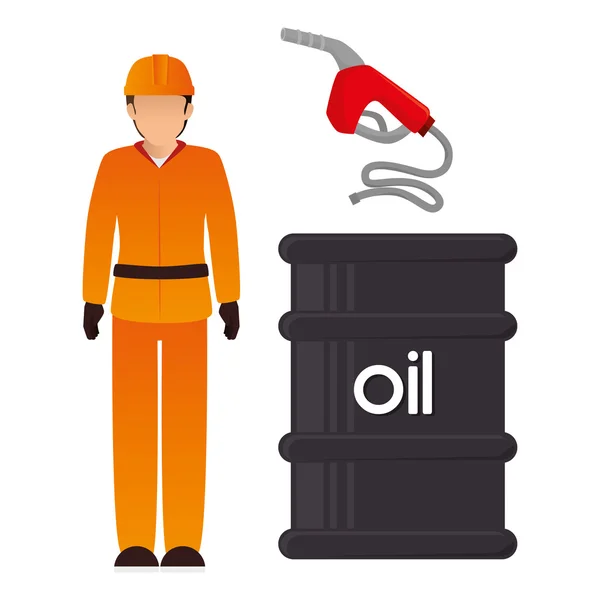 Preisgestaltung beim Erdöl — Stockvektor