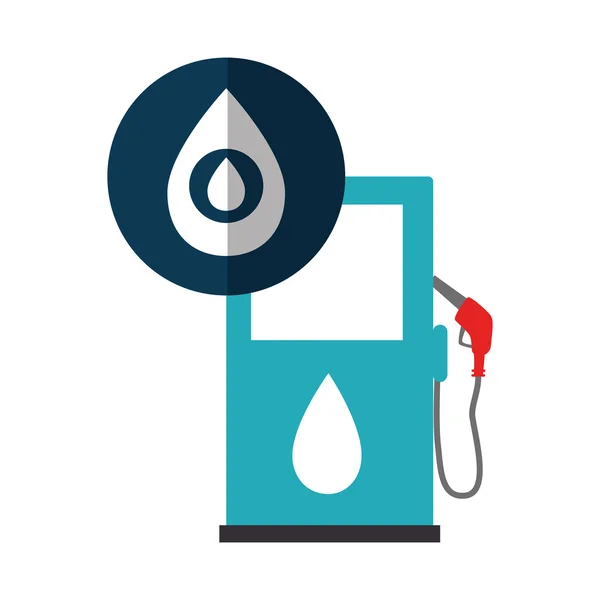 Pompe de station d'huile — Image vectorielle
