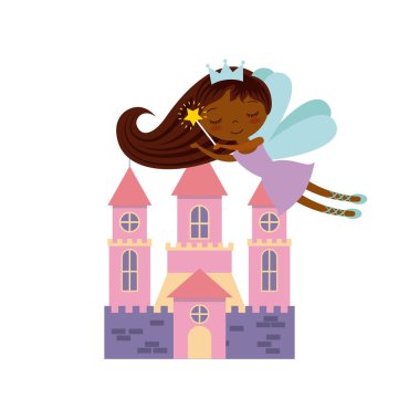 sevimli küçük peri karakter