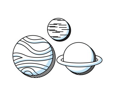 gezegenler eğitim alanı satırı simgesi