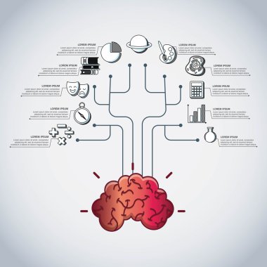 Infographic eğitim sunma kutsal kişilerin resmi