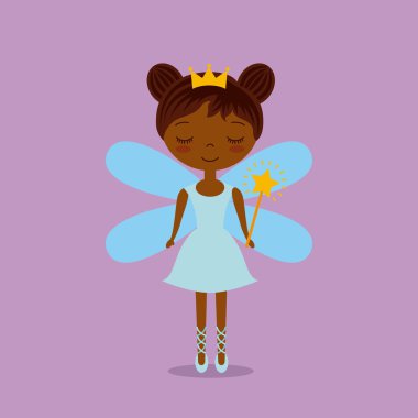 sevimli küçük peri karakter