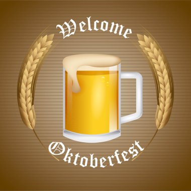 Oktoberfest bira Festivali hoş geldiniz