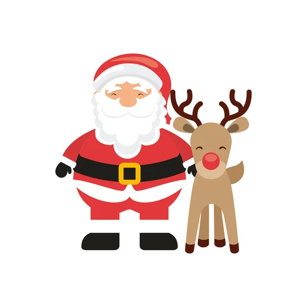 Santa claus character icon — Stock Vector