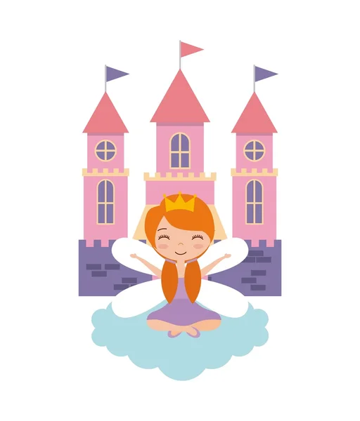 Süße kleine Märchenfigur — Stockvektor
