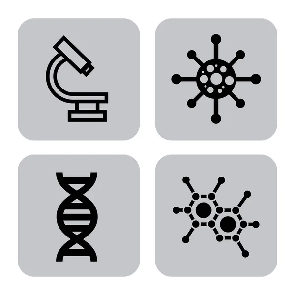 Biology and science education line icon — Stock Vector