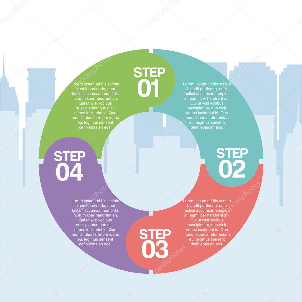 buildings infographic city presentation