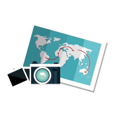 kamera ve Dünya Haritası