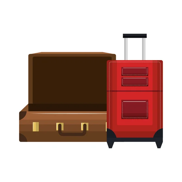 Cestovní kufr příslušenství — Stockový vektor