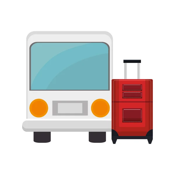 Reizen koffer accessoire — Stockvector