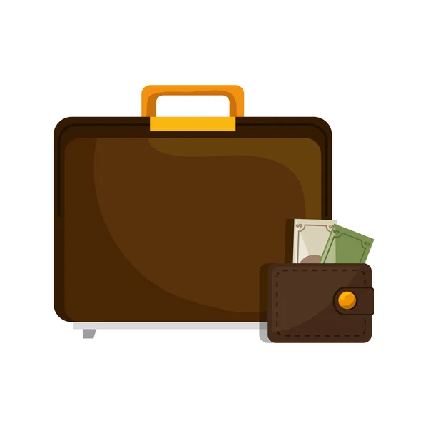 Wyposażenie walizki podróżne — Wektor stockowy