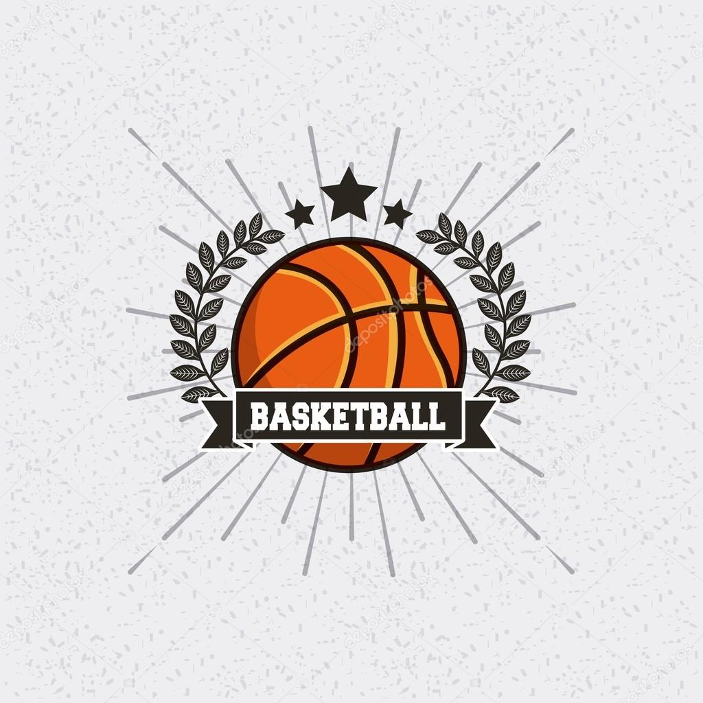 basketball league emblem classic