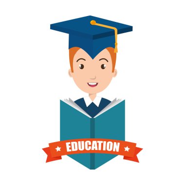 Mezuniyet simgesi tasarım