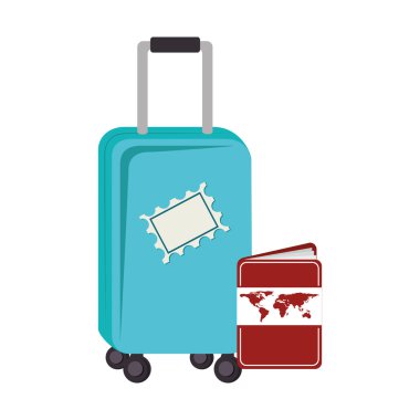 seyahat bavul ve pasaport