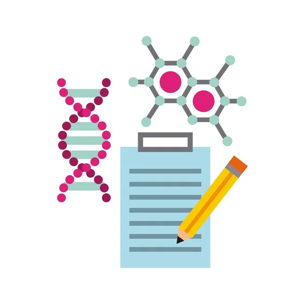 Molekyl particule laboratorium ikonen — Stock vektor
