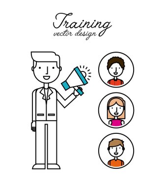 Eğitim kavramı düz simgeler