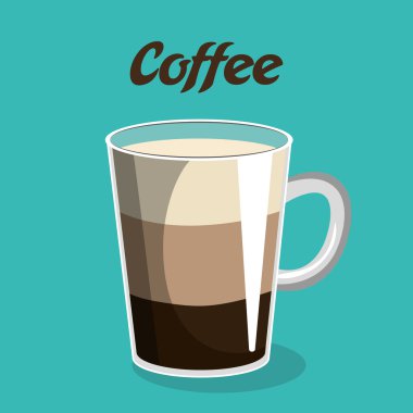 lezzetli kahve fincan izole simgesi