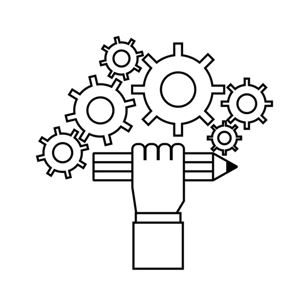 Concept de formation icônes plates — Image vectorielle