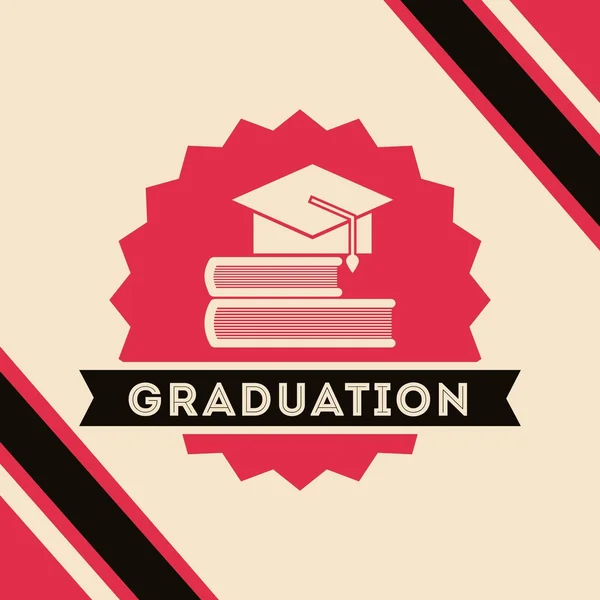 Congratulations grad celebration card — Stock Vector