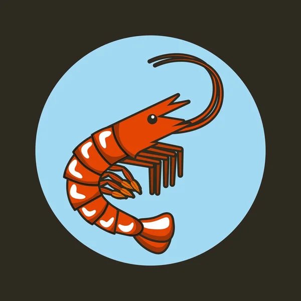 Lobster lezat. - Stok Vektor