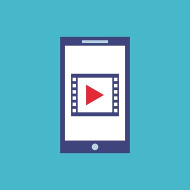 Sosyal Pazarlama simgesi ile Smartphone