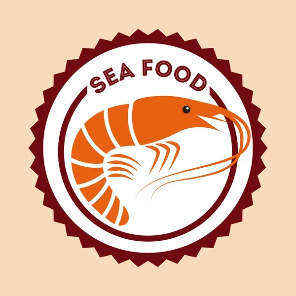 Delicious seafood lobster animal — Stock Vector