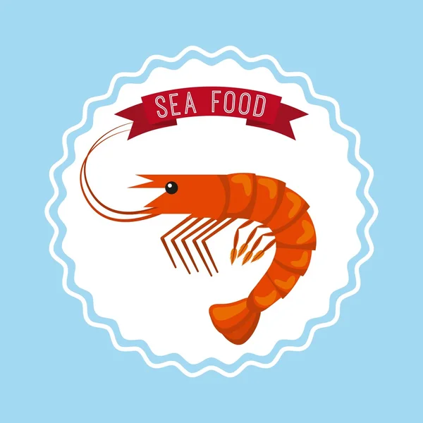 Deliciosos mariscos langosta animal — Archivo Imágenes Vectoriales
