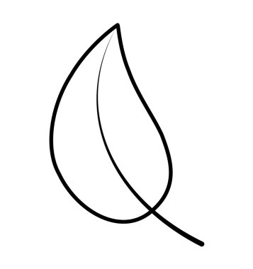 bitki dekorasyon izole simgesi yapraklar