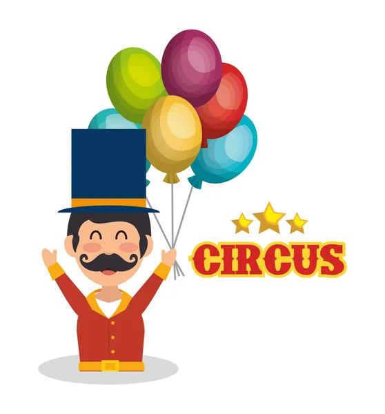 Circus Toon ontwerp — Stockvector