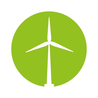 yel değirmeni ekoloji enerji simgesi